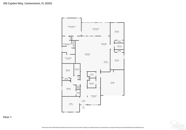 62nd image of 355 Cayden Way, Cantonment, FL 32533 | MLS# 680386