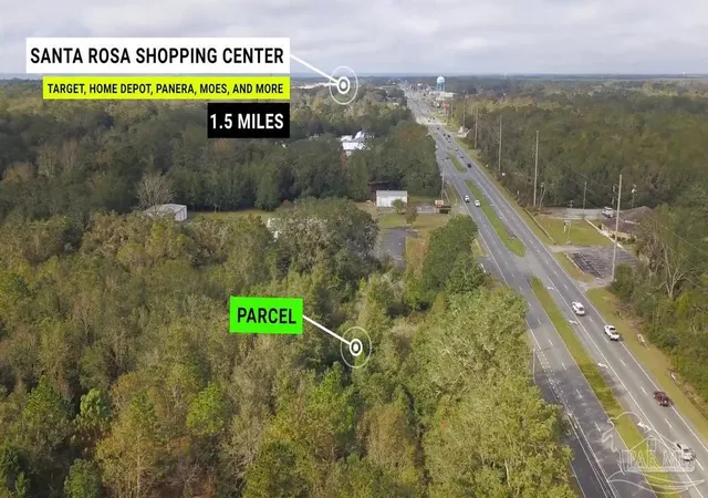 Photo 3 of Land for sale at 5321 Us Hwy 90, Milton, FL 32571 | MLS# 640969 | Listing updated on 2026-01-30