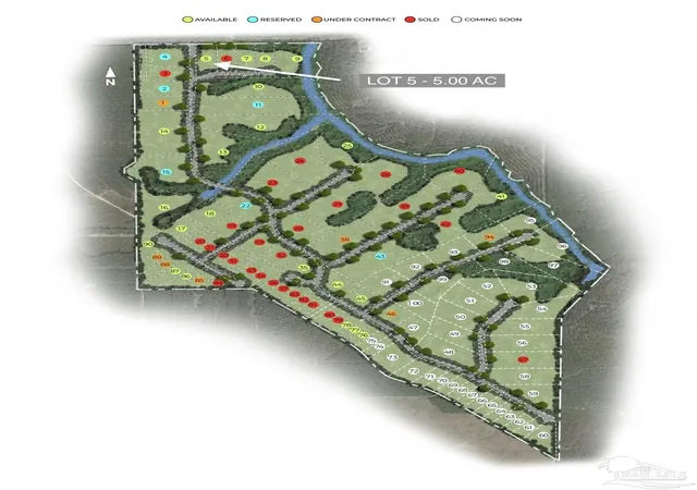 Photo 2 of Land for sale at Lot 5 Creekdown Ln, Pace, FL 32571 | MLS# 624607 | Listing updated on 2026-07-29
