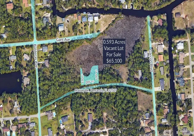 Photo 1 of Land for sale at 00 Massey Dr, Pensacola, FL 32507 | MLS# 673988 | Listing updated on 2025-12-21
