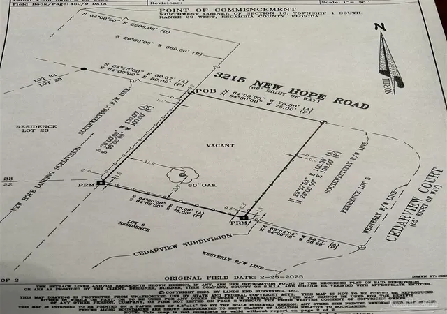 Photo 2 of Land for sale at 3215 New Hope Rd, Pensacola, FL 32504 | MLS# 678646 | Listing updated on 2026-03-06