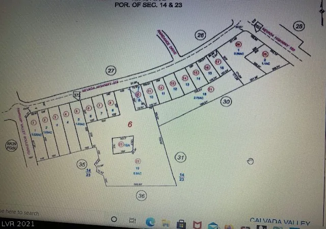 Photo 2 of Land for sale at 1501 E Nevada Hwy 372, Pahrump, NV 89048 | MLS# 2341499 | Listing updated on 2026-07-04