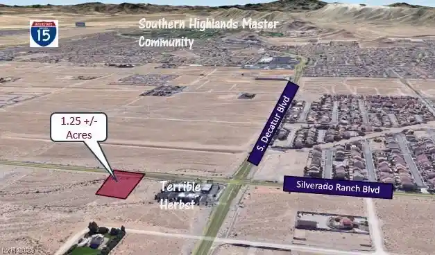 Photo 1 of Land for sale at Silverado Ranch & Decatur Blvd, Las Vegas, NV 89139 | MLS# 2504886 | Listing updated on 2026-10-26