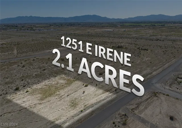 Photo 1 of Land for sale at 1251 E Irene St, Pahrump, NV 89060 | MLS# 2614604 | Listing updated on 2026-04-08