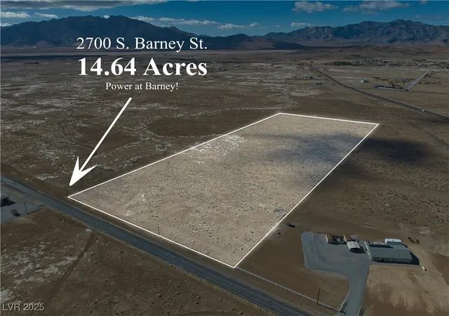 Photo 3 of Land for sale at 2700 S Barney St, Pahrump, NV 89048 | MLS# 2652676 | Listing updated on 2026-06-09