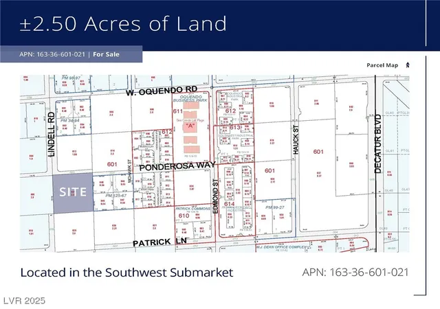 Photo 3 of Land for sale at S Lindell Rd, Las Vegas, NV 89118 | MLS# 2668320 | Listing updated on 2026-10-07