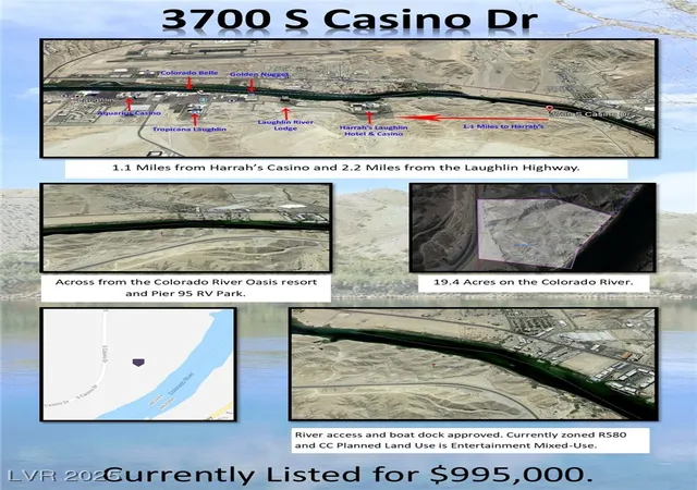 Land for sale at 3700 Casino Dr, Laughlin, NV 89029 | MLS# 2684065