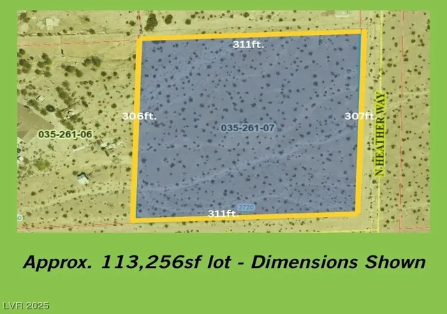 Photo 2 of Land for sale at 2720 E Winona Way, Pahrump, NV 89060 | MLS# 2693446 | Listing updated on 2026-08-20