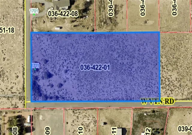 Photo 1 of Land for sale at 1711 Adams Rd, Pahrump, NV 89048 | MLS# 2700664 | Listing updated on 2026-07-18