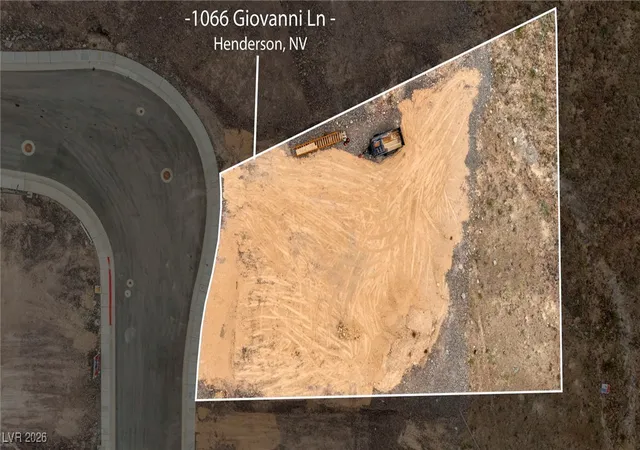 Photo 1 of Land for sale at 1066 Giovanni Ln, Henderson, NV 89012 | MLS# 2744005 | Listing updated on 2026-05-06