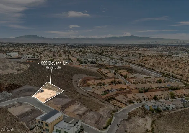 Photo 2 of Land for sale at 1066 Giovanni Ln, Henderson, NV 89012 | MLS# 2744005 | Listing updated on 2026-05-06