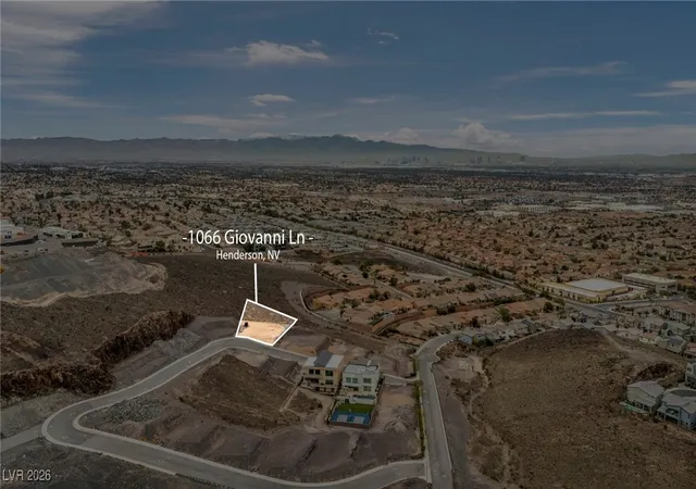 Photo 3 of Land for sale at 1066 Giovanni Ln, Henderson, NV 89012 | MLS# 2744005 | Listing updated on 2026-05-06