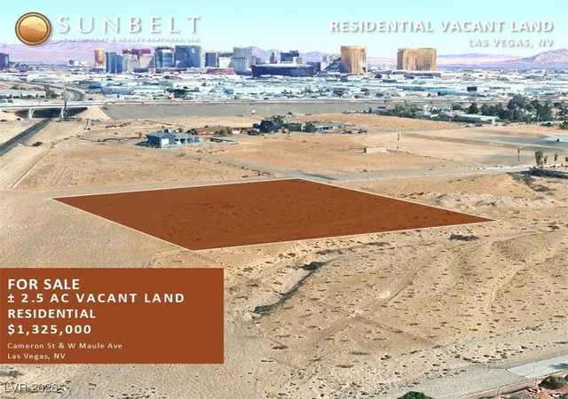 Photo 1 of Land for sale at W Maule Ave, Las Vegas, NV 89118 | MLS# 2747306 | Listing updated on 2026-04-09