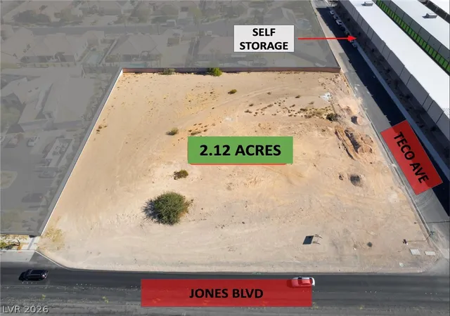 Photo 3 of Land for sale at Jones And Teco, Las Vegas, NV 89118 | MLS# 2755042 | Listing updated on 2026-02-09