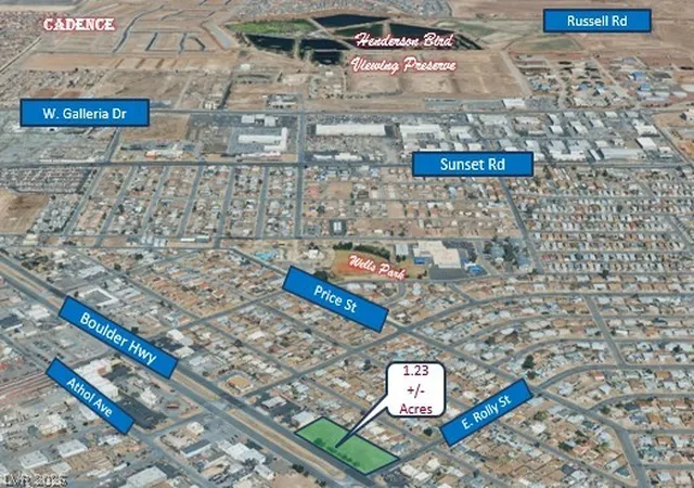 Photo 3 of Land for sale at 1400 N Boulder Hwy, Henderson, NV 89011 | MLS# 2767609 | Listing updated on 2026-06-30