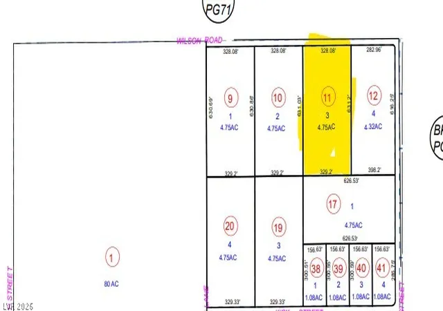 Photo 3 of Land for sale at 3591 W Wilson Rd, Pahrump, NV 89048 | MLS# 2769054 | Listing updated on 2026-06-19