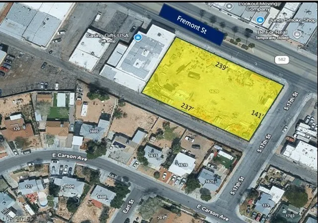 Photo 3 of Land for sale at 1620 Fremont St, Las Vegas, NV 89101 | MLS# 2773536 | Listing updated on 2026-04-16