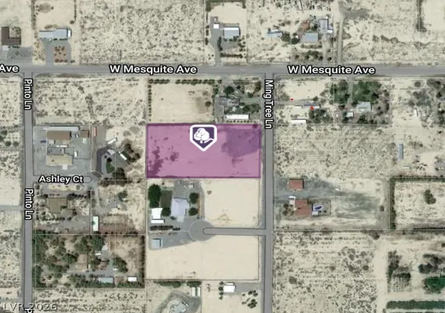 Photo 3 of Land for sale at 1940 Ming Tree Ln, Pahrump, NV 89060 | MLS# 2774388 | Listing updated on 2026-05-14