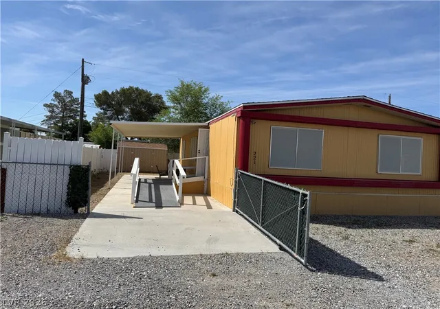 Photo 3 of Manufactured home for sale at 221 W Comstock Blvd, Pahrump, NV 89048 | MLS# 2774906 | Listing updated on 2026-08-24