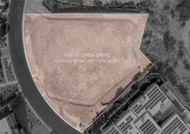 Photo 1 of Land for sale at 608 Saint Croix St, Henderson, NV 89012 | MLS# 2777459 | Listing updated on 2026-07-26