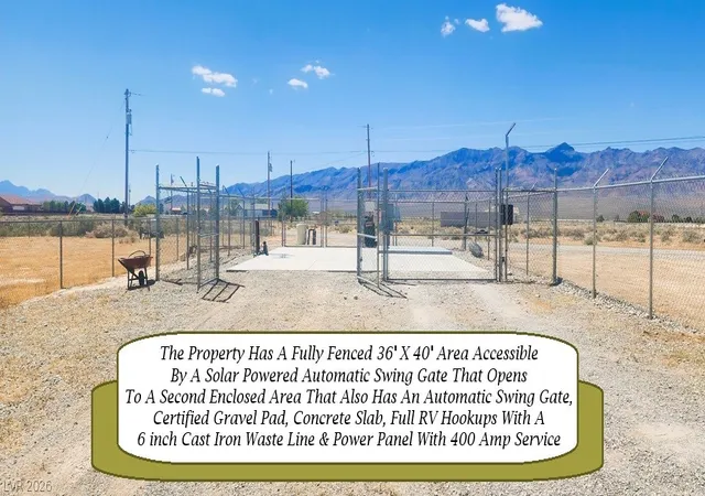 Photo 3 of Land for sale at 1851 Dolores St, Pahrump, NV 89048 | MLS# 2778063 | Listing updated on 2026-05-06