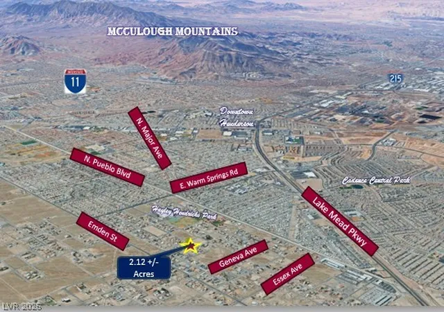 Photo 3 of Land for sale at Ithaca Ave, Henderson, NV 89015 | MLS# 2784393 | Listing updated on 2026-06-23
