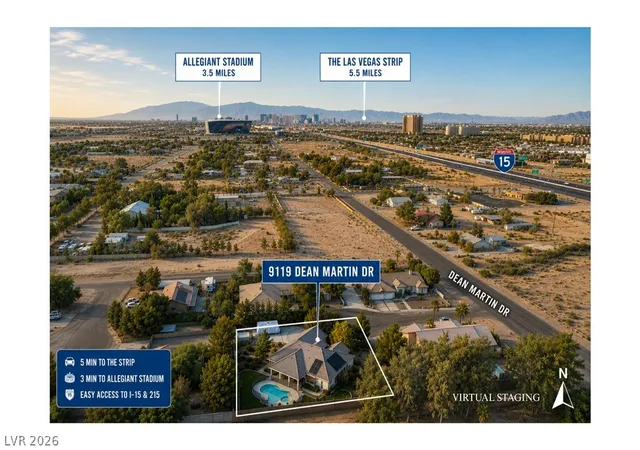 Photo 2 of Sale Pending at 9119 Dean Martin Dr, Las Vegas, NV 89139 | MLS# 2787458 | Listing updated on 2026-07-28