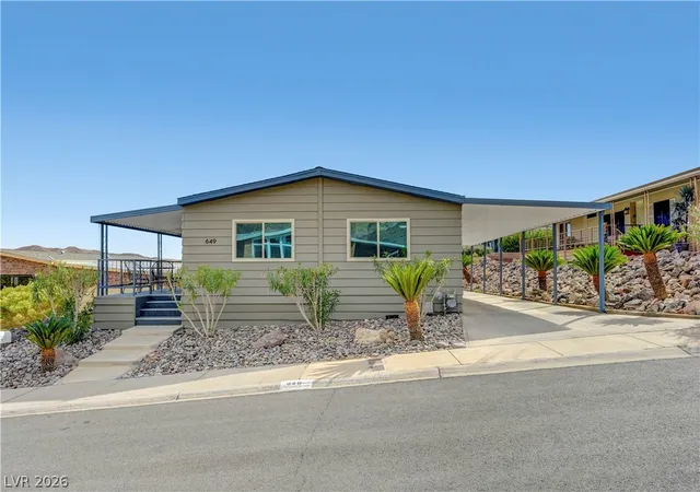 Photo 2 of Manufactured home for sale at 649 Mount Bona Way, Boulder City, NV 89005 | MLS# 2787601 | Listing updated on 2026-06-02