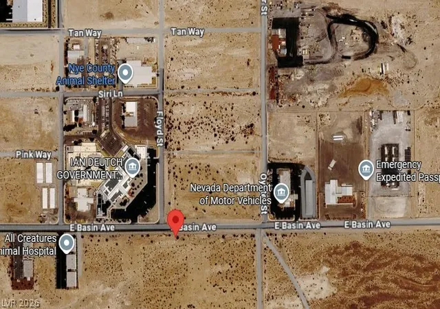 Photo 2 of Land for sale at 1751 E Basin Ave, Pahrump, NV 89060 | MLS# 2787541 | Listing updated on 2026-07-08