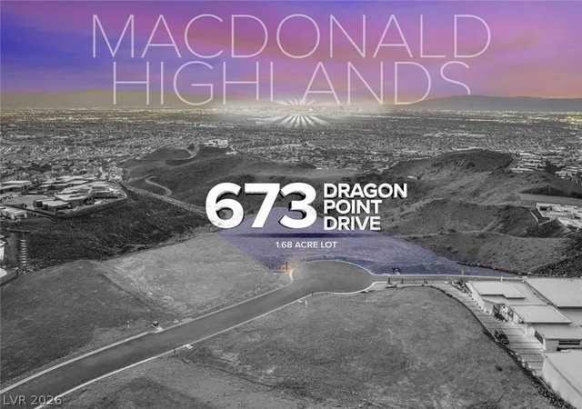 Photo 1 of Land for sale at 673 Dragon Point Dr, Henderson, NV 89012 | MLS# 2789812 | Listing updated on 2026-06-10