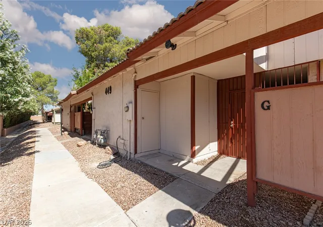 Photo 1 of Townhouse for sale at 449 N Lamb Blvd #G, Las Vegas, NV 89110 | MLS# 2793096 | Listing updated on 2026-08-01