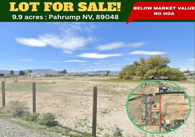 Photo 3 of Land for sale at 0000 S Linda St, Pahrump, NV 89048 | MLS# 2793340 | Listing updated on 2026-07-29
