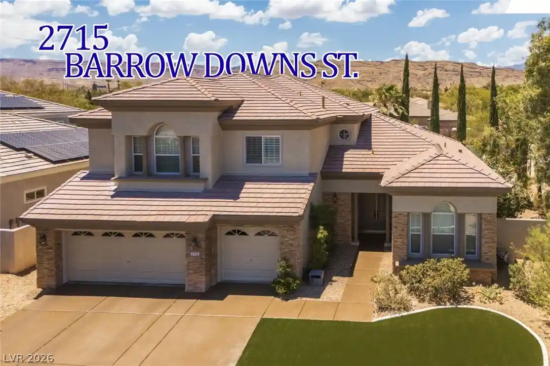 Photo 1 of Single family home for sale at 2715 Barrow Downs St, Las Vegas, NV 89135 | MLS# 2795820 | Listing updated on 2026-10-22