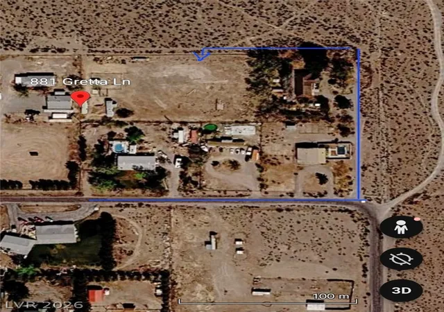 Photo 4 of Land for sale at 881 E Gretta Ln, Indian Springs, NV 89018 | MLS# 2797168 | Listing updated on 2026-07-03