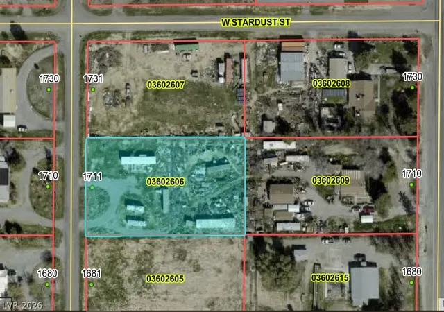Photo 2 of Land for sale at 1711 Landmark Ave, Pahrump, NV 89060 | MLS# 2799234 | Listing updated on 2026-08-11