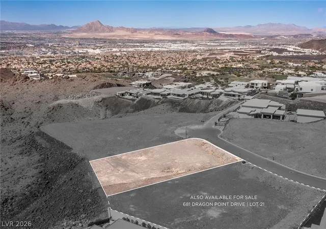 Photo 2 of Land for sale at 677 Dragon Point Dr, Henderson, NV 89012 | MLS# 2799720 | Listing updated on 2026-07-26