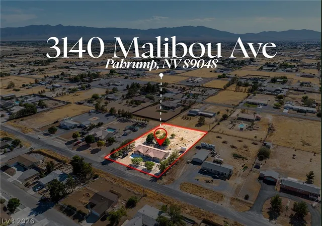 Photo 3 of Single family home for sale at 3140 Malibou Ave, Pahrump, NV 89048 | MLS# 2800498 | Listing updated on 2026-08-15