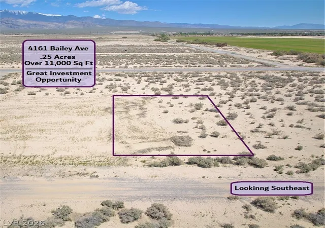 Photo 1 of Land for sale at 4161 S Bailey Ave, Pahrump, NV 89061 | MLS# 2801336 | Listing updated on 2026-07-21