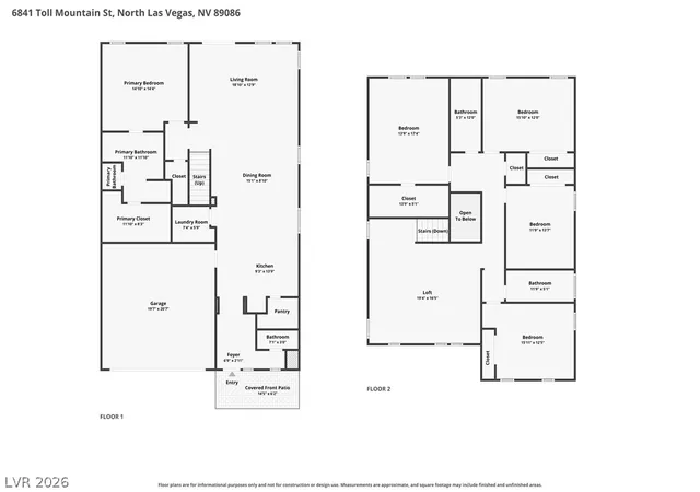 56th image of 6841 Toll Mountain St, North Las Vegas, NV 89086 | MLS# 2796844
