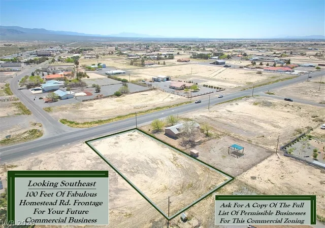 Photo 3 of Land for sale at 2420 Homestead Rd, Pahrump, NV 89048 | MLS# 2803066 | Listing updated on 2026-07-24