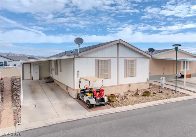 Photo 1 of Manufactured home for sale at 221 Montecito Dr, Pahrump, NV 89048 | MLS# 2805346 | Listing updated on 2026-08-01