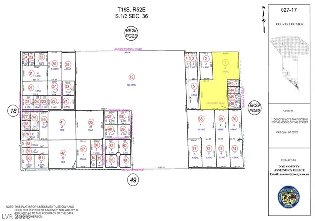 Photo 3 of Land for sale at 3061 W Blosser Ranch Rd, Pahrump, NV 89060 | MLS# 2805806 | Listing updated on 2026-08-05
