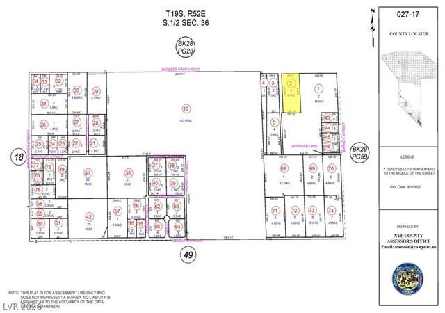 Photo 3 of Land for sale at 3161 W Blosser Ranch Rd, Pahrump, NV 89060 | MLS# 2805832 | Listing updated on 2026-08-05