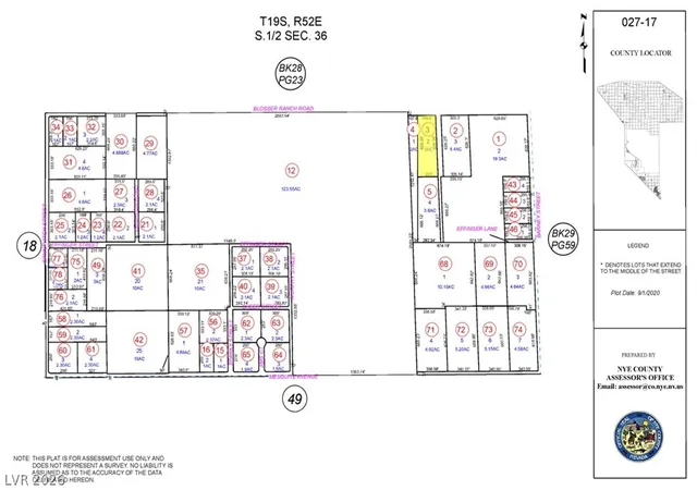 Photo 3 of Land for sale at 3181 W Blosser Ranch Rd, Pahrump, NV 89060 | MLS# 2805835 | Listing updated on 2026-08-05