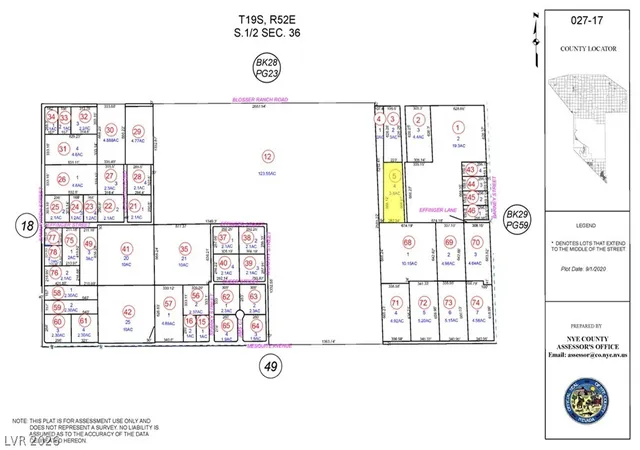 Photo 3 of Land for sale at 3190 W Effinger St, Pahrump, NV 89060 | MLS# 2805837 | Listing updated on 2026-08-05