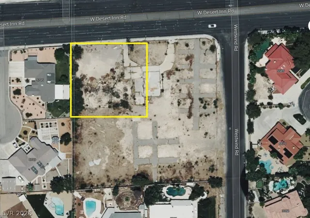 Photo 1 of Land for sale at 5680 W Desert Inn Rd, Las Vegas, NV 89146 | MLS# 2806849 | Listing updated on 2026-08-06