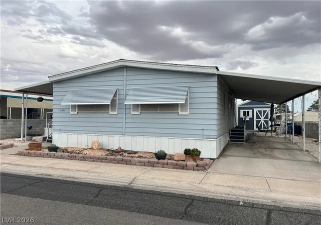 Photo 1 of Manufactured home for sale at 3360 Fort Smith Dr, Las Vegas, NV 89122 | MLS# 2807542 | Listing updated on 2026-09-28