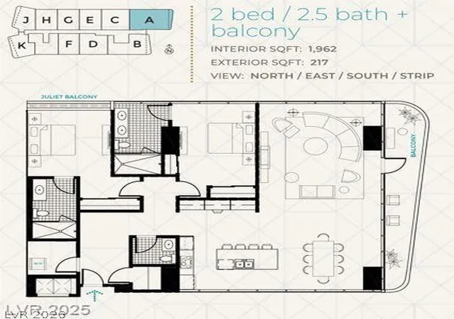 Photo 4 of Condo for sale at 4471 Dean Martin Dr #3810, Las Vegas, NV 89103 | MLS# 2809343 | Listing updated on 2026-08-20