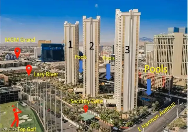 Photo 1 of Condo for sale at 135 E Harmon Ave #2020, Las Vegas, NV 89109 | MLS# 2811285 | Listing updated on 2026-08-22