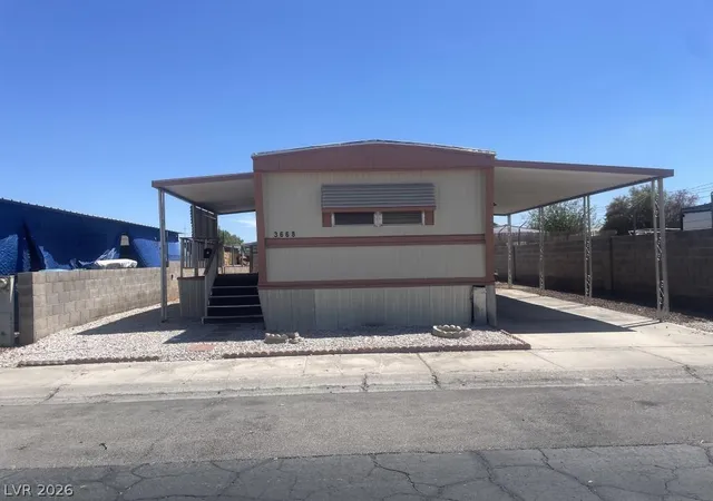 Photo 1 of Manufactured home for sale at 3668 Fort Mchenry Dr, Las Vegas, NV 89122 | MLS# 2800369 | Listing updated on 2026-08-24